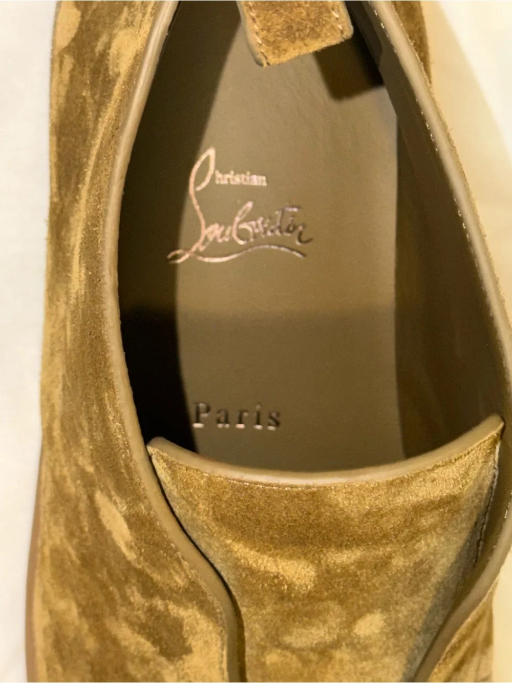 NIB $1090 Christian Louboutin Chambeliss Suede Chukka Boots - Sz 10 US / 43 EU